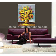 Based Paint Oil Painting Flowers In Vases